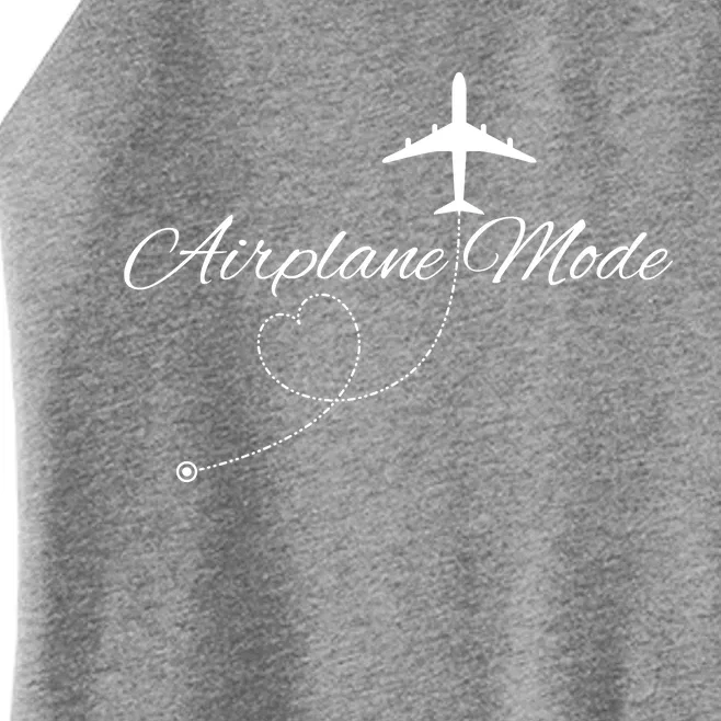 Airplane Mode Women’s Perfect Tri Rocker Tank