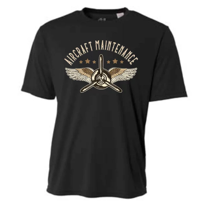 Aircraft Maintenance Airplane Mechanics Aircraft Mechanic Cooling Performance Crew T-Shirt