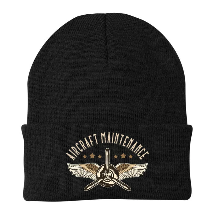 Aircraft Maintenance Airplane Mechanics Aircraft Mechanic Knit Cap Winter Beanie