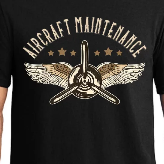 Aircraft Maintenance Airplane Mechanics Aircraft Mechanic Pajama Set