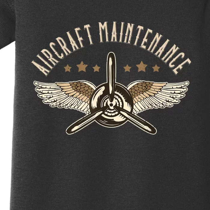 Aircraft Maintenance Airplane Mechanics Aircraft Mechanic Baby Bodysuit