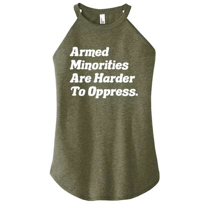 Armed Minorities Are Harder To Oppress Women’s Perfect Tri Rocker Tank