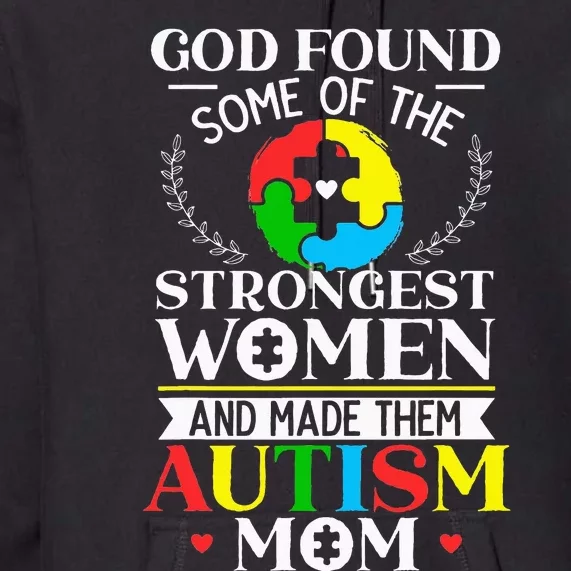 Autism Mom ASD Awareness Autism Spectrum Disorder Mother Premium Hoodie