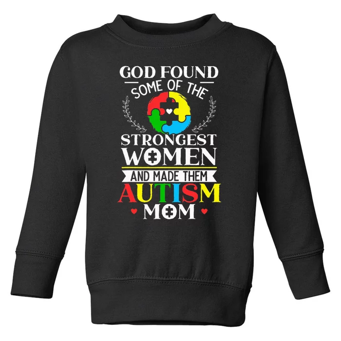 Autism Mom ASD Awareness Autism Spectrum Disorder Mother Toddler Sweatshirt