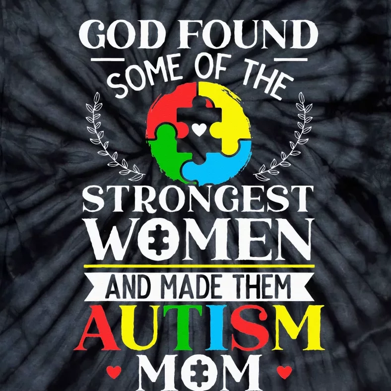 Autism Mom ASD Awareness Autism Spectrum Disorder Mother Tie-Dye T-Shirt