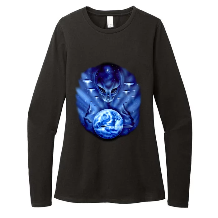 Alien Master Womens CVC Long Sleeve Shirt