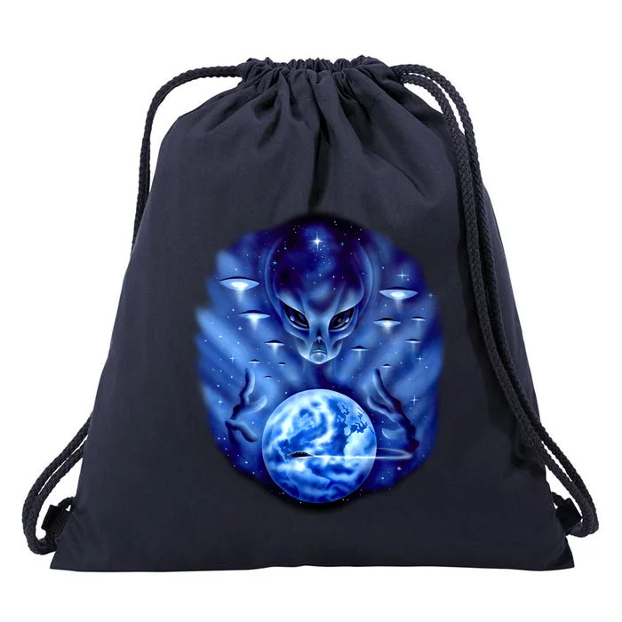 Alien Master Drawstring Bag