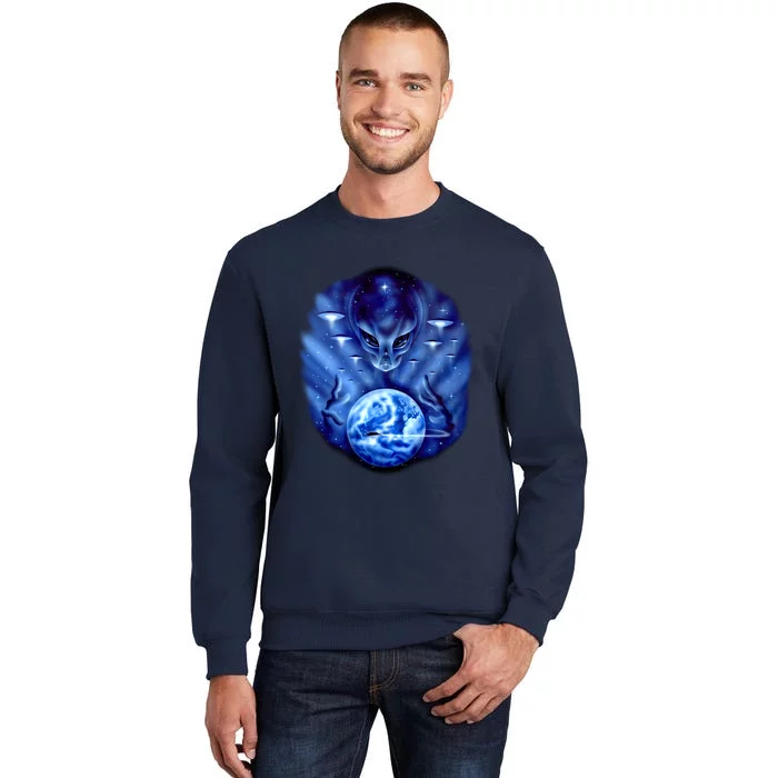 Alien Master Tall Sweatshirt