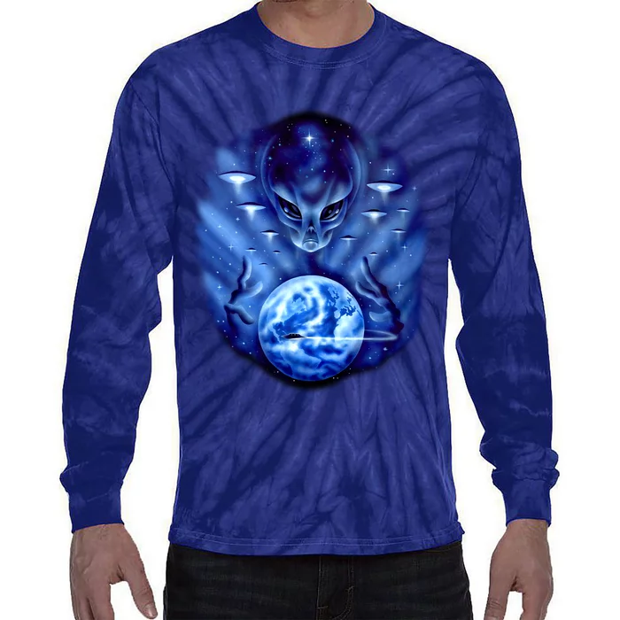 Alien Master Tie-Dye Long Sleeve Shirt