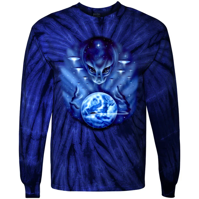 Alien Master Tie-Dye Long Sleeve Shirt