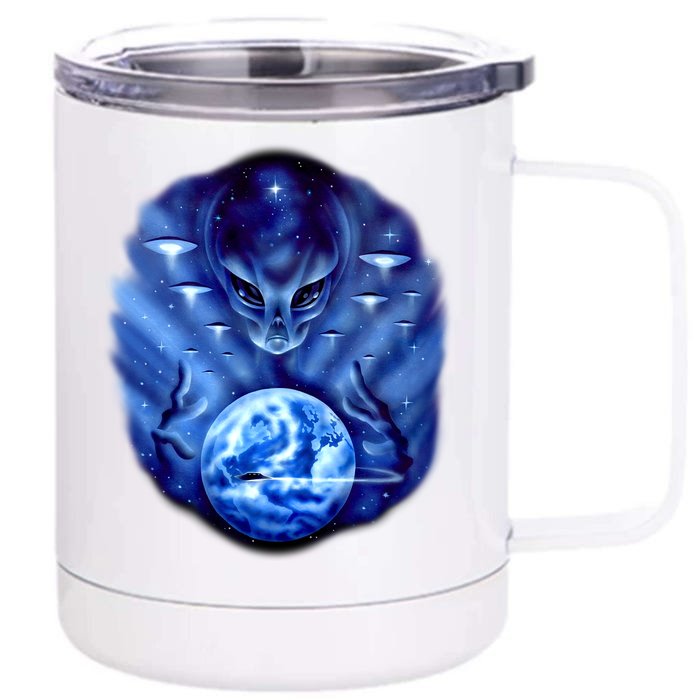 Alien Master Front & Back 12oz Stainless Steel Tumbler Cup