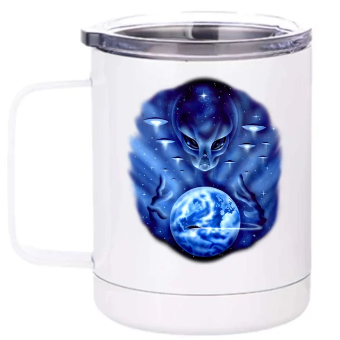 Alien Master Front & Back 12oz Stainless Steel Tumbler Cup