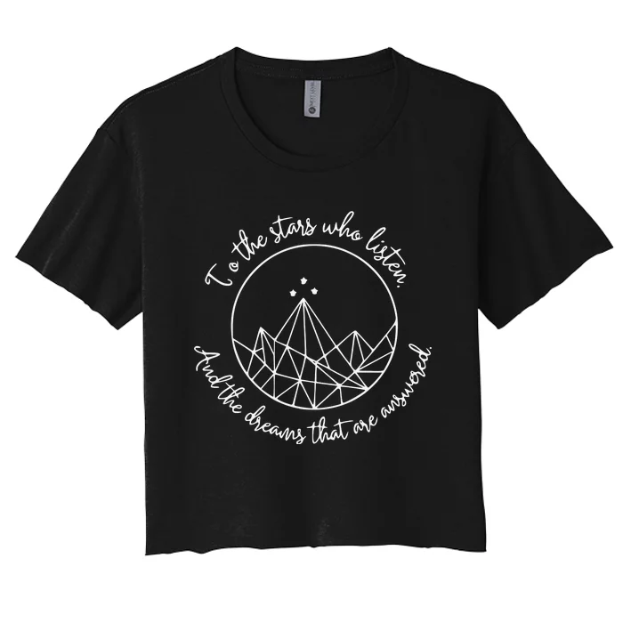 Acotar Merch A Court Of Thorns And Roses Sarah J Maas Women's Crop Top Tee