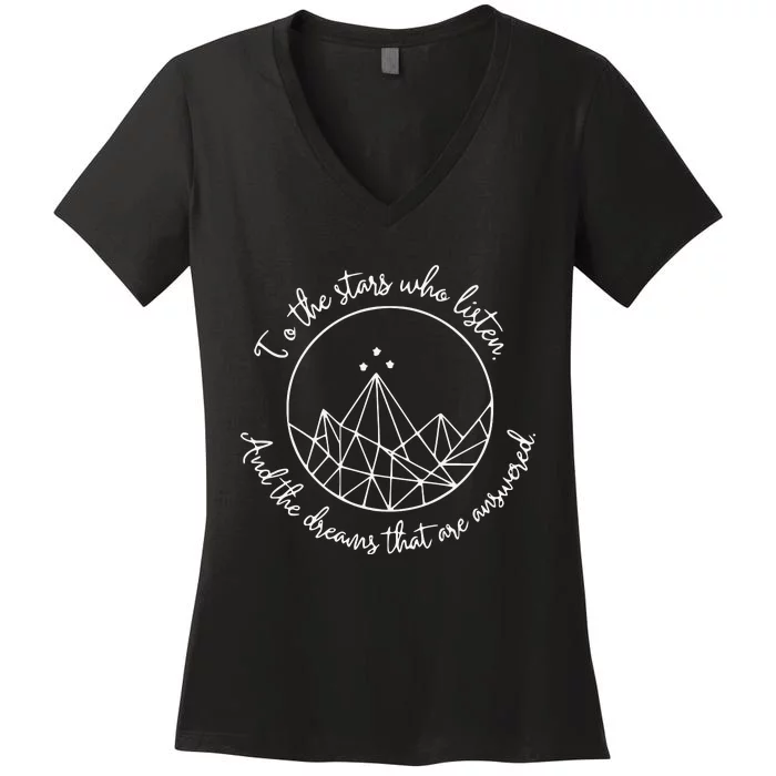 Acotar Merch A Court Of Thorns And Roses Sarah J Maas Women's V-Neck T-Shirt