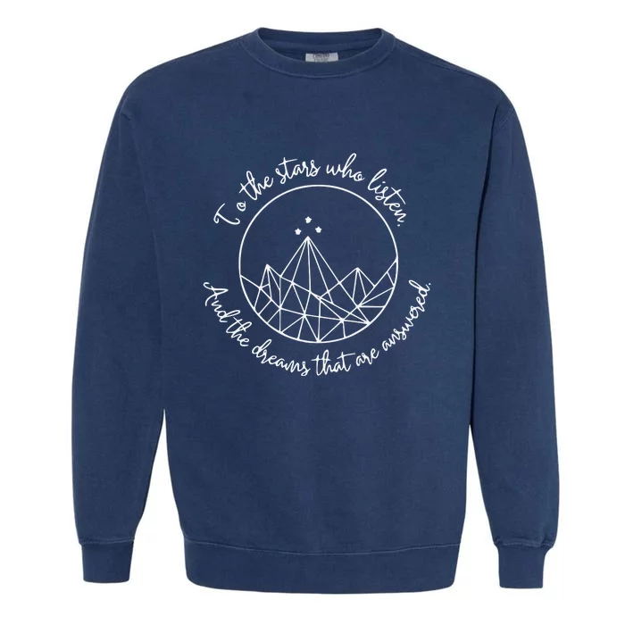 Acotar Merch A Court Of Thorns And Roses Sarah J Maas Garment-Dyed Sweatshirt