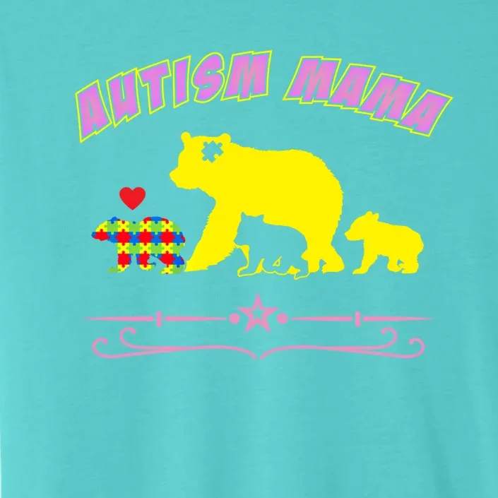 Autism Mama Autism Awareness Gift ChromaSoft Performance T-Shirt