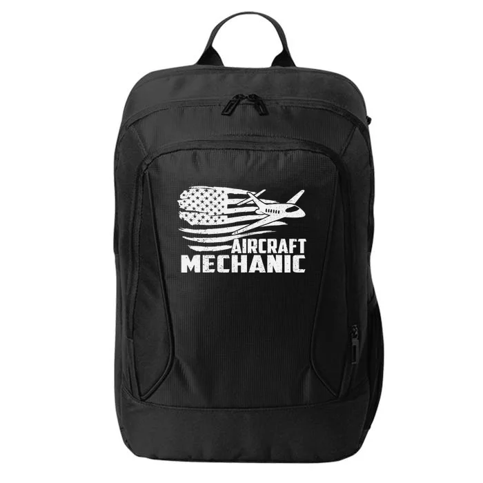 Aircraft Mechanic - Aviation Airplane Maintenance Engineer City Backpack