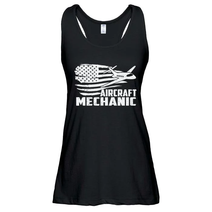 Aircraft Mechanic - Aviation Airplane Maintenance Engineer Ladies Essential Flowy Tank