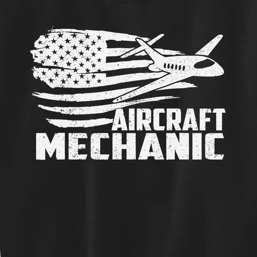 Aircraft Mechanic - Aviation Airplane Maintenance Engineer Kids Sweatshirt