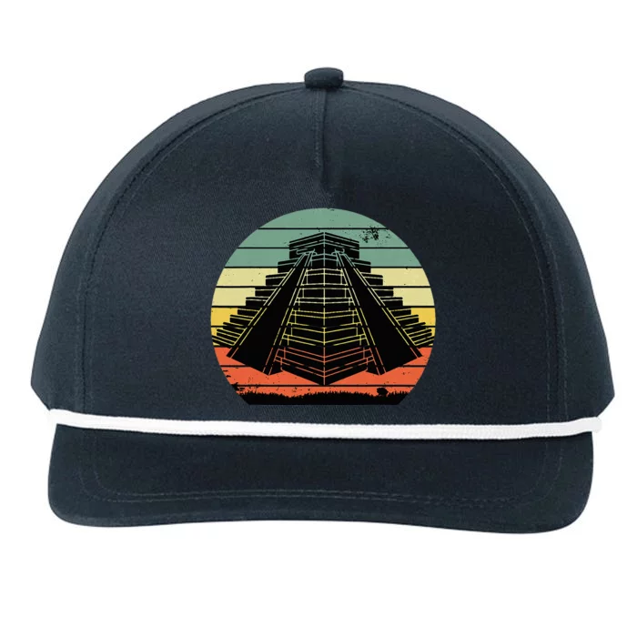 Aztec Mexican Art Cool Mayan Inca Love Snapback Five-Panel Rope Hat