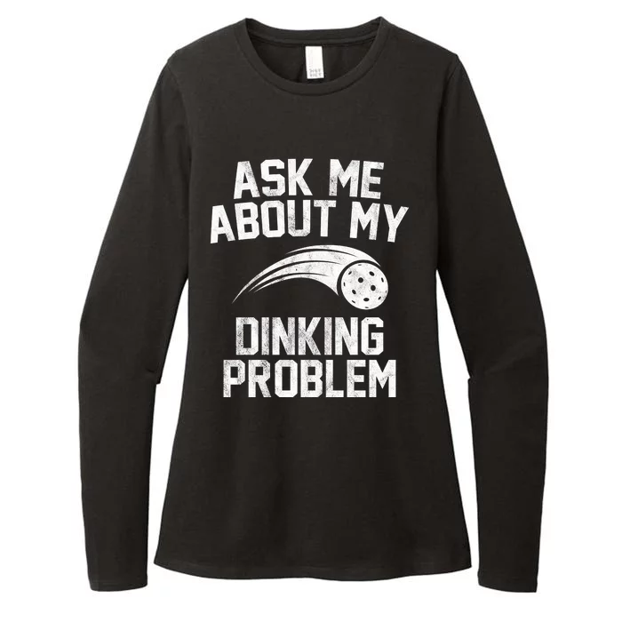 Ask Me About My Dinking Problem Sport Womens CVC Long Sleeve Shirt