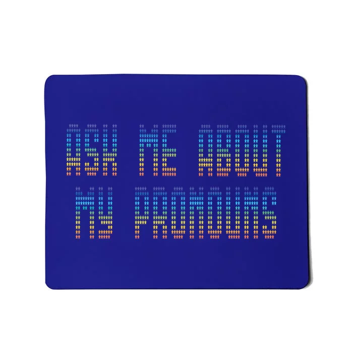 Ask Me About My Pronouns Rainbow Funny Gay Agenda Gift Mousepad