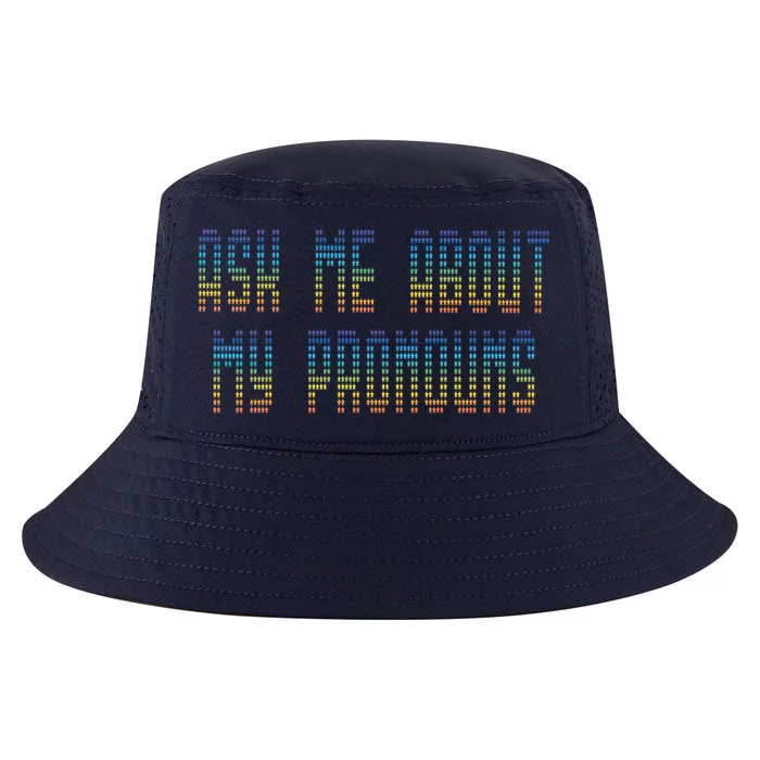 Ask Me About My Pronouns Rainbow Funny Gay Agenda Gift Cool Comfort Performance Bucket Hat