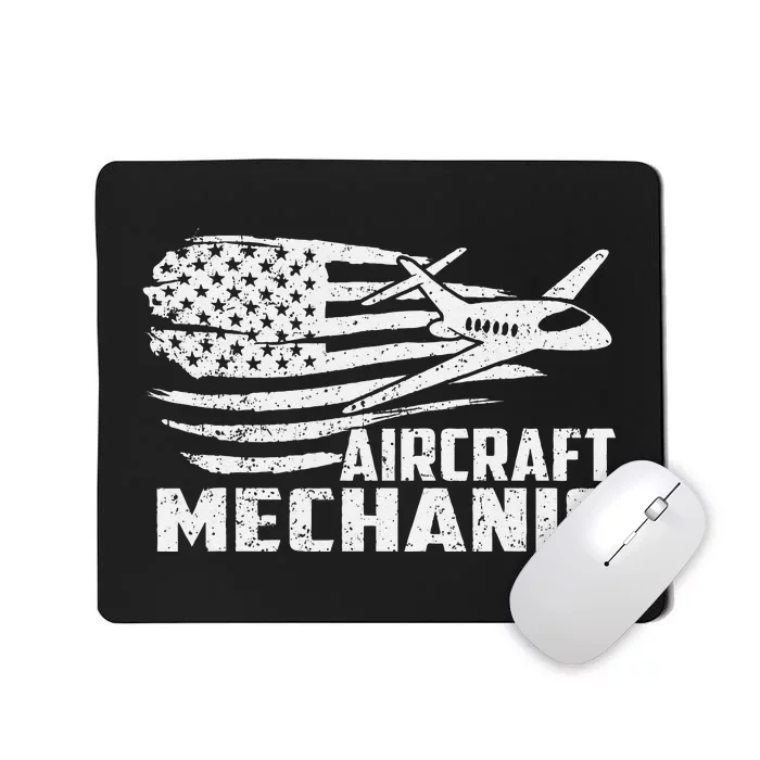 Aircraft Mechanic Aviation Airplane Maintenance Engineer Mousepad