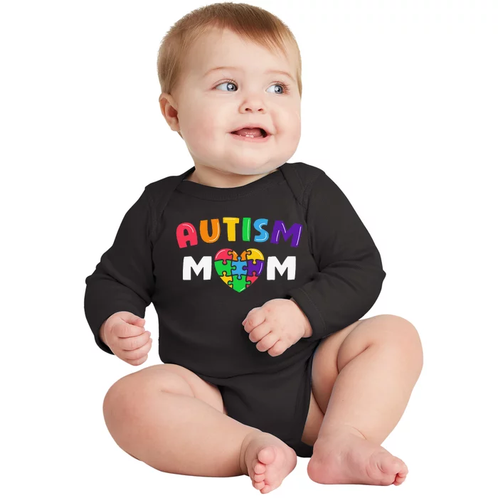 Autism Mom Autism Awareness Gift Baby Long Sleeve Bodysuit