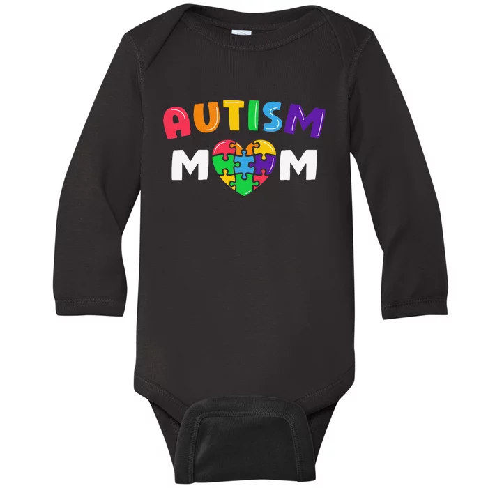 Autism Mom Autism Awareness Gift Baby Long Sleeve Bodysuit