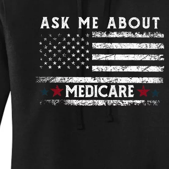 Ask Me About Medicare Health Insurance Consultant Agent Cool Women's Pullover Hoodie