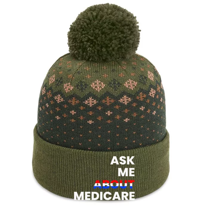 Ask Me About Medicare The Baniff Cuffed Pom Beanie