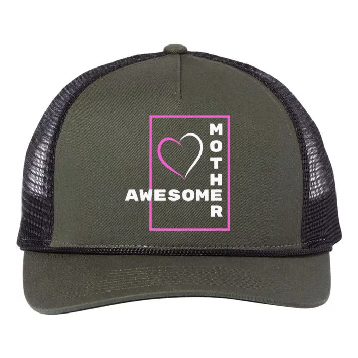 Awesome Mother Retro Rope Trucker Hat Cap