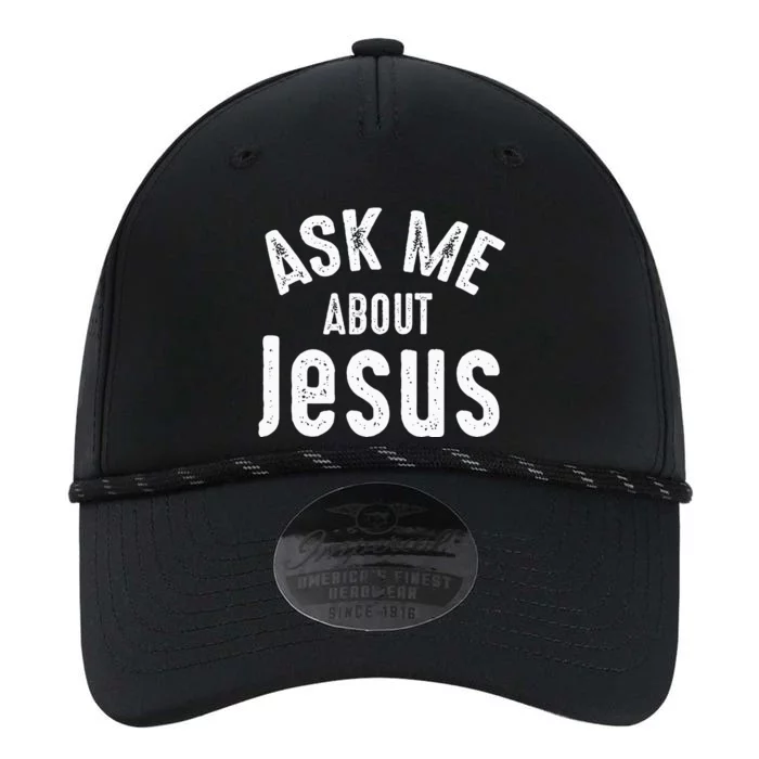 Ask Me About Jesus Sharing The Gospel Evangelizing The Lost Performance The Dyno Cap