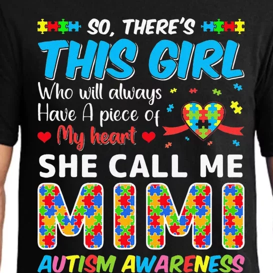 Autism Mimi Autism Awareness Grandmom Autism Motivational Pajama Set