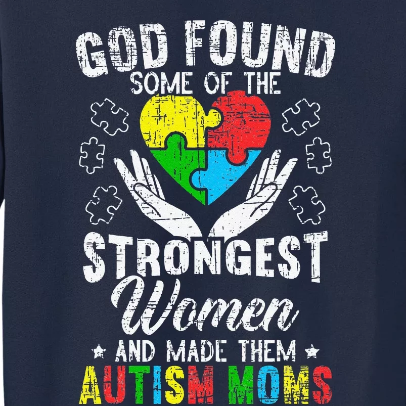 Autism Mom ASD Awareness Autism Spectrum Disorder Mother Tall Sweatshirt