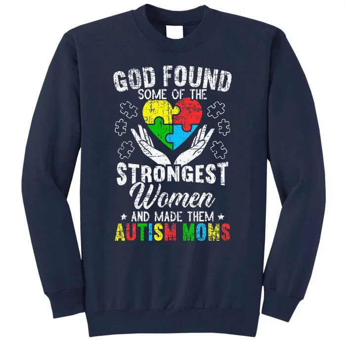 Autism Mom ASD Awareness Autism Spectrum Disorder Mother Tall Sweatshirt