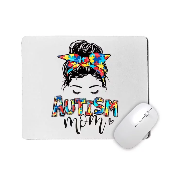 Autism Mom Autism Family Support Autism Awareness Month Matching Family Mousepad