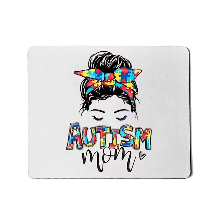 Autism Mom Autism Family Support Autism Awareness Month Matching Family Mousepad