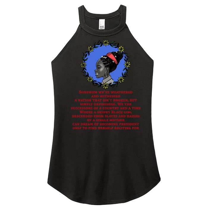 Amanda Gorman Poem Women’s Perfect Tri Rocker Tank