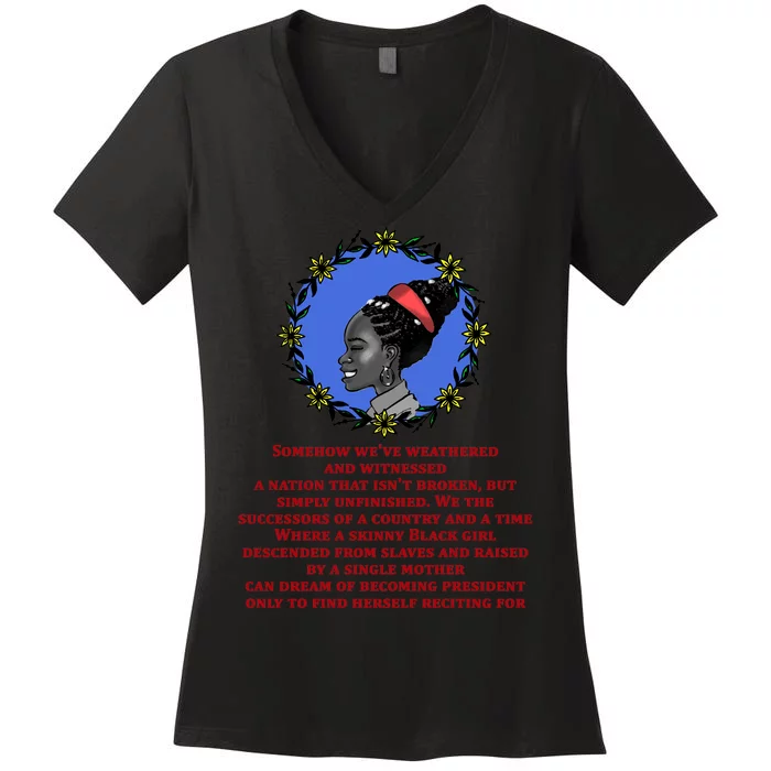 Amanda Gorman Poem Women's V-Neck T-Shirt