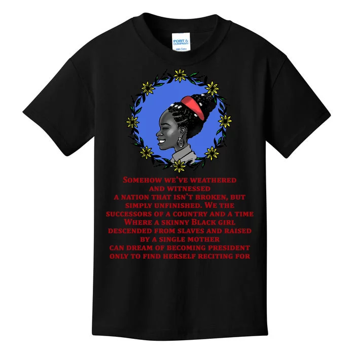 Amanda Gorman Poem Kids T-Shirt