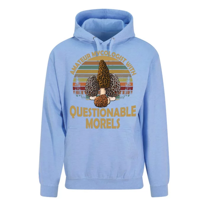 Amateur Mycologist With Questionable Morels Unisex Surf Hoodie