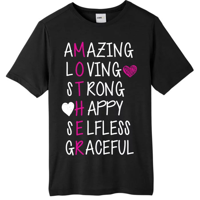 Amazing Loving Strong Happy Mother ChromaSoft Performance T-Shirt