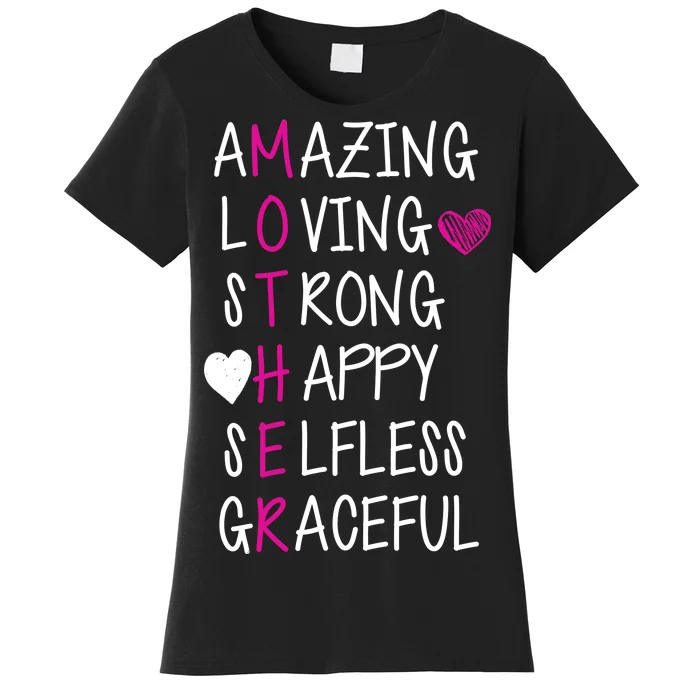 Amazing Loving Strong Happy Mother Women's T-Shirt