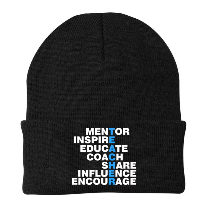 Amazing Teacher Mentor Knit Cap Winter Beanie