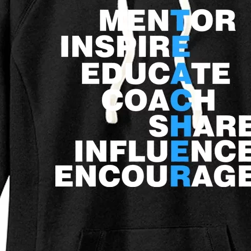 Amazing Teacher Mentor Women's Fleece Hoodie