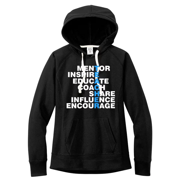 Amazing Teacher Mentor Women's Fleece Hoodie