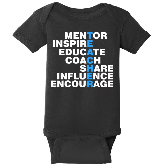 Amazing Teacher Mentor Baby Bodysuit