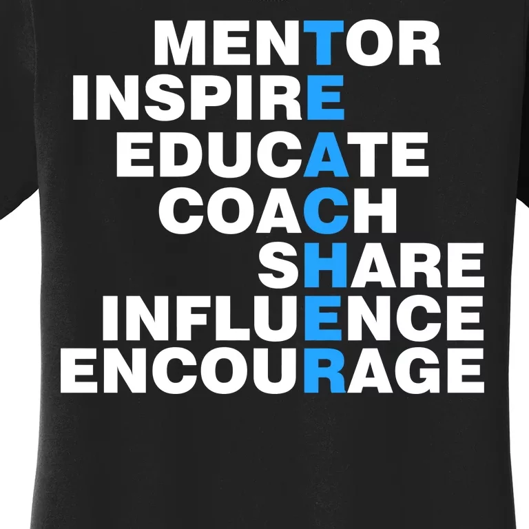 Amazing Teacher Mentor Women's T-Shirt